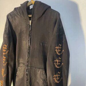 Balenciaga heavy metal zip up